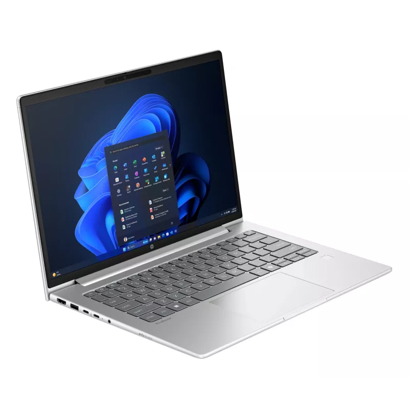 HP ProBook 4 G1iR Intel Core 5 120U sülearvuti 35,6 cm (14 tolli) WUXGA 16 GB DDR5-SDRAM Wi-Fi 6E (802.11ax) Windows 11 Pro Hõbedane