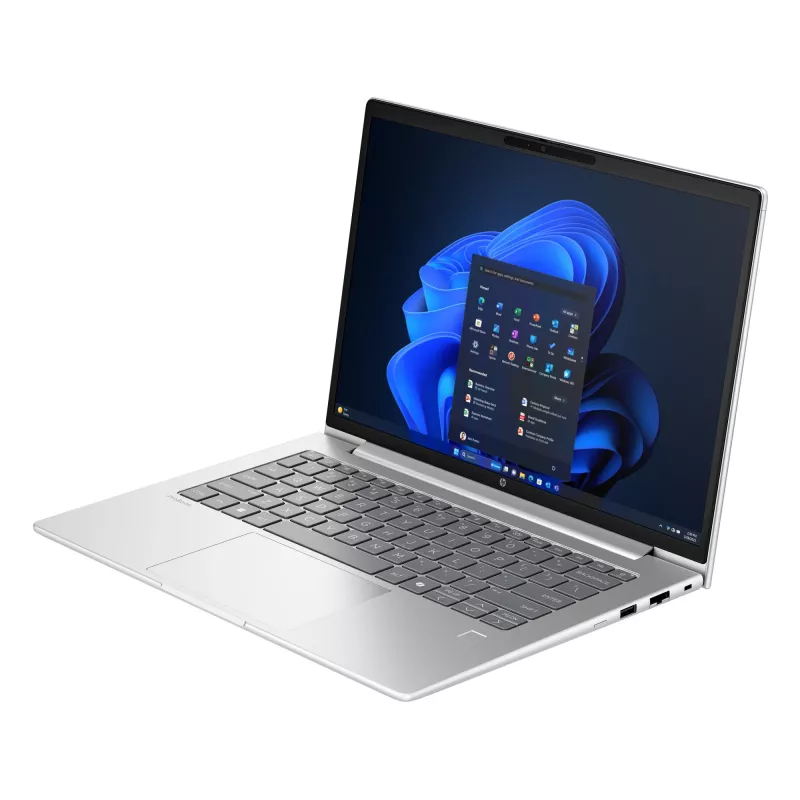HP ProBook 4 G1iR Intel Core 5 120U sülearvuti 35,6 cm (14 tolli) WUXGA 16 GB DDR5-SDRAM Wi-Fi 6E (802.11ax) Windows 11 Pro Hõbedane