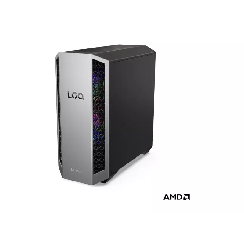 Lauaarvuti torn Lenovo LOQ 26ADR10 — AMD Ryzen 7 8745HX, 32 GB DDR5 (2×16 GB), 1 TB, NVIDIA GeForce RTX 5060 Ti, Windows 11 Home