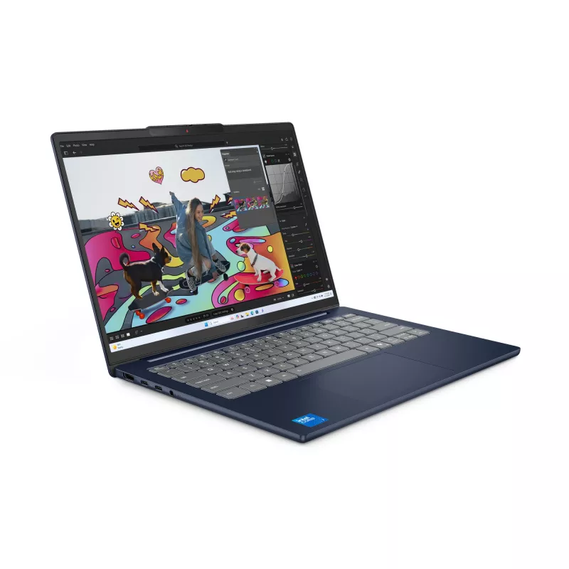 Lenovo IdeaPad õhuke 5 14AKP10 Copilot+ PC AMD Ryzen™ AI 5 330 sülearvuti 35,6 cm (14 tolli) WUXGA 16 GB DDR5-SDRAM 512 GB SSD Wi-Fi 7 (802.11be) Windows 11 Home saksa sinine