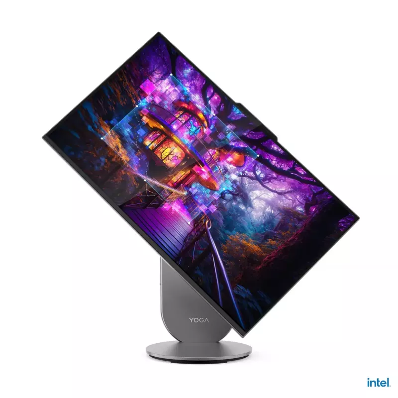 Kõik-ühes lauaarvuti Lenovo Yoga AIO 9 27IAH10 — 27-tolline QHD, Intel Core Ultra 7 255H, 16 GB LPDDR5x, 1 TB SSD, Intel Arc 140T, Windows 11 Home