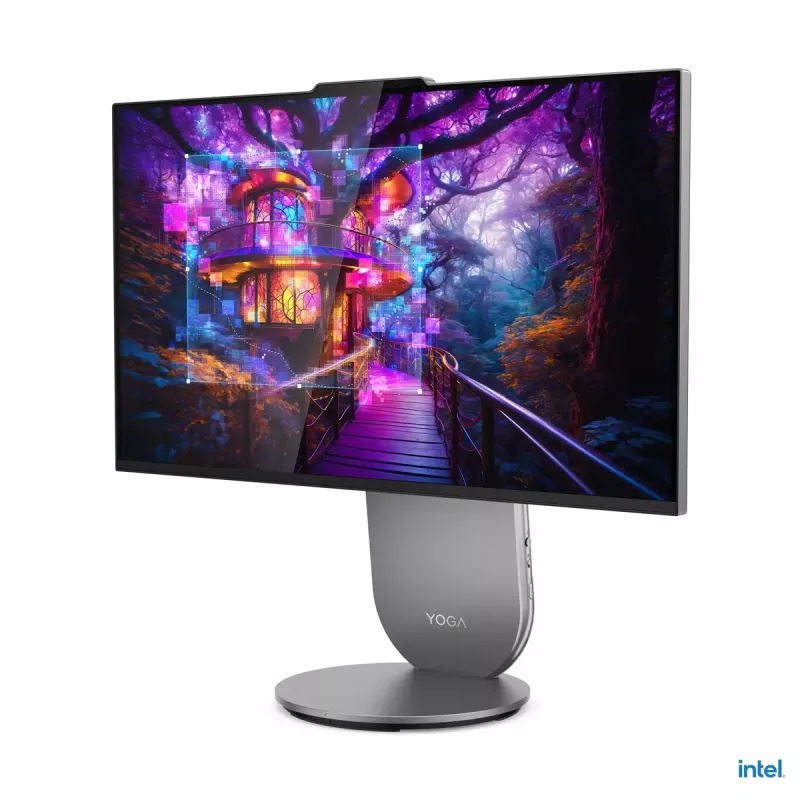 Kõik-ühes lauaarvuti Lenovo Yoga AIO 9 27IAH10 — 27-tolline QHD, Intel Core Ultra 7 255H, 16 GB LPDDR5x, 1 TB SSD, Intel Arc 140T, Windows 11 Home
