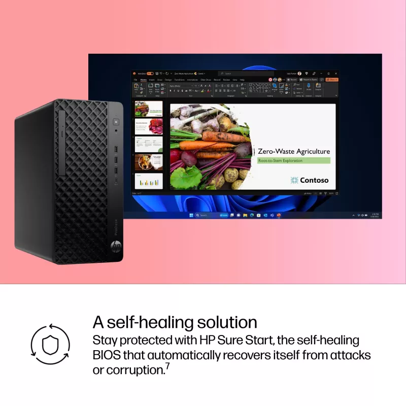 HP ProDesk 4 Tower G1i lauaarvuti AI arvuti Intel Core Ultra 5 225 16 GB DDR5-SDRAM Windows 11 Pro