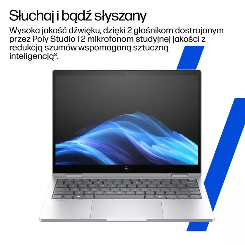 HP EliteBook 8 Flip G1i 13 Ultra — 13,3-tolline WUXGA puutetundlik IPS 400 nitti, Ryzen 7 255U, 32GB LPDDR5x-7500, 1TB SSD, Intel Arc kaamera, 62Wh, Windows 11 Pro