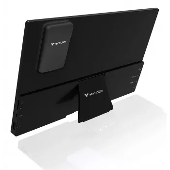 Kaasaskantav monitor VERBATIM 13.3 tolli WUXGA (1920x1200) IPS puuteekraan, aku, USB-A/USB-C, 3.5 mm, alumiinium, 0.925 kg