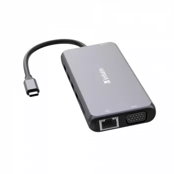 Verbatim CMH-14 USB USB-C 5000 Mbit/s Hõbedane
