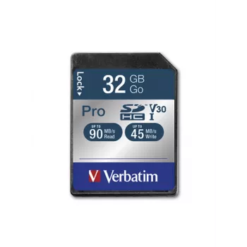 Flash Memory Verbatim Pro 32 GB SDHC UHS Class 10