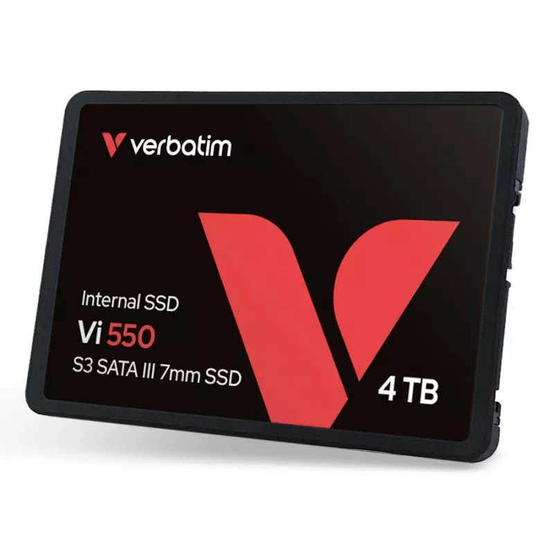 Verbatim Vi550 S3 SSD 4TB, 4 TB, 2,5 tolli, 510 MB/s, 6 Gbit/s