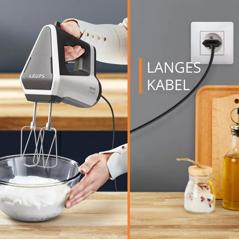 Krups 3MIX 6000 käsisegisti 600 W hall, valge