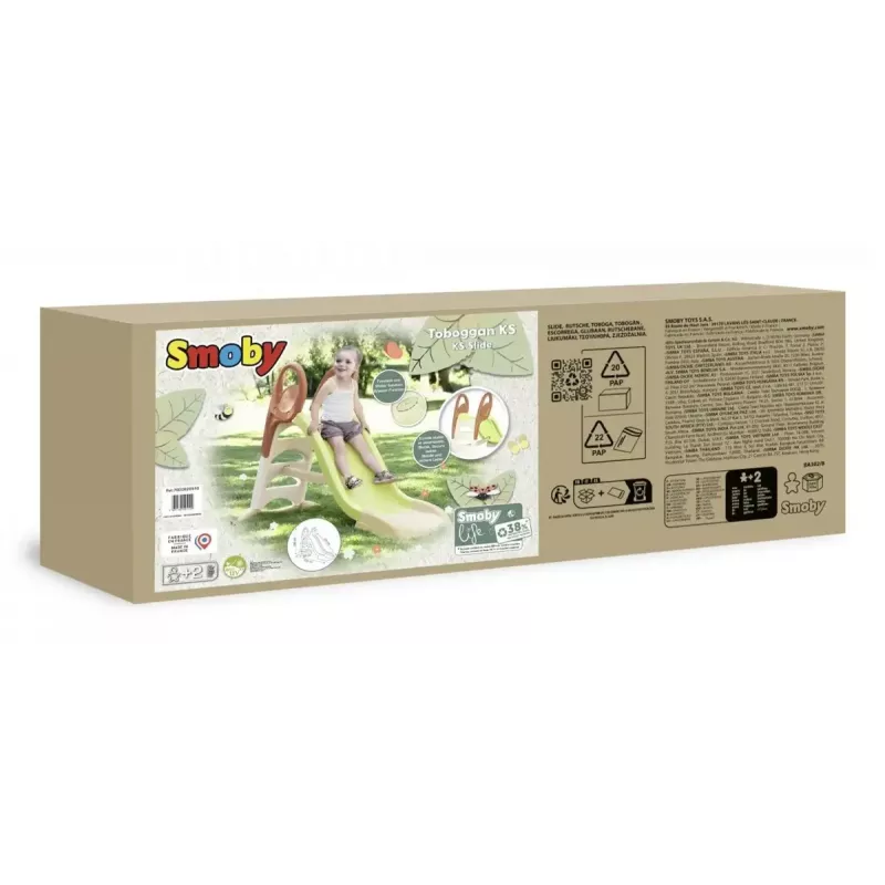 Välismänguliumägi SMOBY Life Slide KS 820510 — laste plastikust aialiug