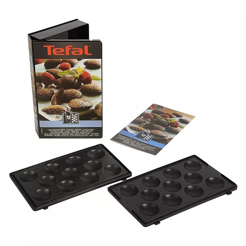 Tefal Snack Collection SnackTime XA801212 vahetusplaat — 242×155×44 mm, 2 tk pakendis