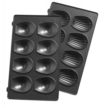 Asendusplaat Tefal XA801512 must, Snack Collectionile, 242×155×44 mm, 2 tk
