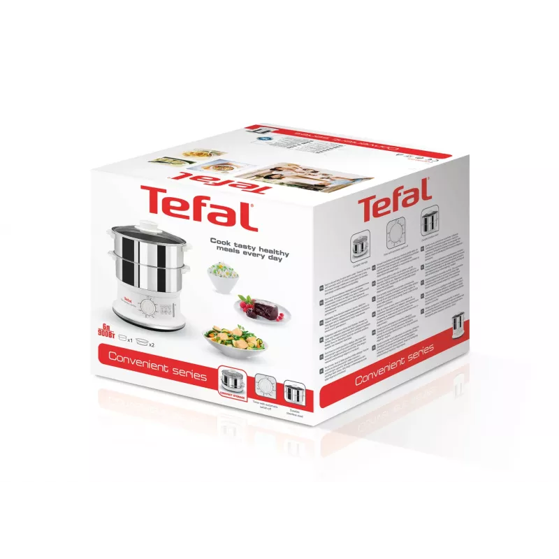 Tefal VC1451 auruti 2 korvi Eraldiseisev 900 W Valge, Roostevaba teras