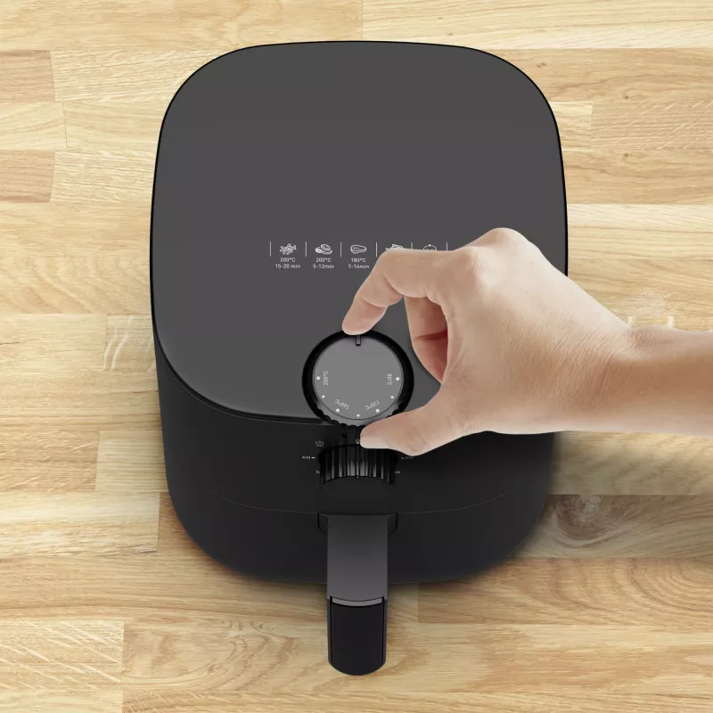Tefal Easy Fry EY1308 Üksik 3.5 L Eraldiseisev 1030 W Kuumaõhufritüür Must