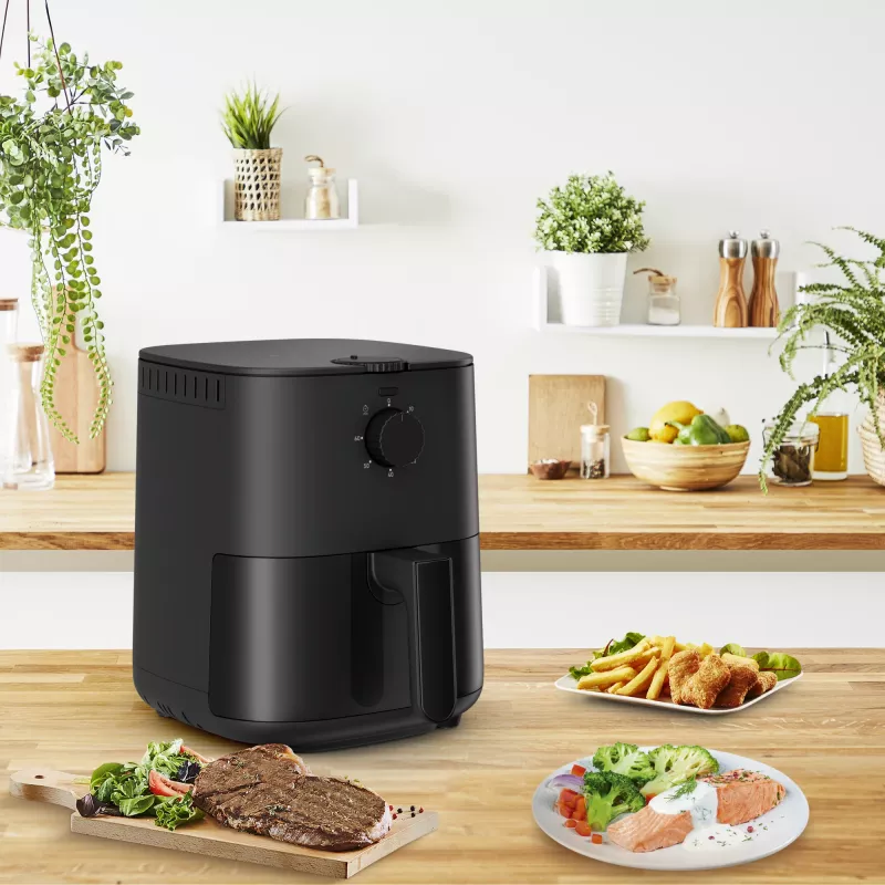 Tefal Easy Fry EY1308 Üksik 3.5 L Eraldiseisev 1030 W Kuumaõhufritüür Must