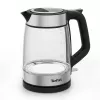 Tefal Glass Kettle KI605830 elektriline veekeetja 1,7 L 2200 W must, hõbedane, läbipaistev