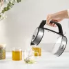 Tefal Glass Kettle KI605830 elektriline veekeetja 1,7 L 2200 W must, hõbedane, läbipaistev