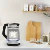Tefal Glass Kettle KI605830 elektriline veekeetja 1,7 L 2200 W must, hõbedane, läbipaistev