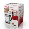 Tefal Glass Kettle KI605830 elektriline veekeetja 1,7 L 2200 W must, hõbedane, läbipaistev