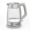 Tefal klaasist veekeetja KI605B30 elektriline veekeetja 1,7 L 2200 W hall, hõbedane, läbipaistev