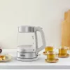 Tefal klaasist veekeetja KI605B30 elektriline veekeetja 1,7 L 2200 W hall, hõbedane, läbipaistev