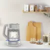 Tefal klaasist veekeetja KI605B30 elektriline veekeetja 1,7 L 2200 W hall, hõbedane, läbipaistev