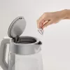 Tefal klaasist veekeetja KI605B30 elektriline veekeetja 1,7 L 2200 W hall, hõbedane, läbipaistev