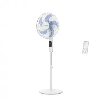 Kodumajapidamises kasutatav põrandaventilaator Rowenta Turbo Silence VU5450F0, 32 W, 1470 mm kõrge, valge