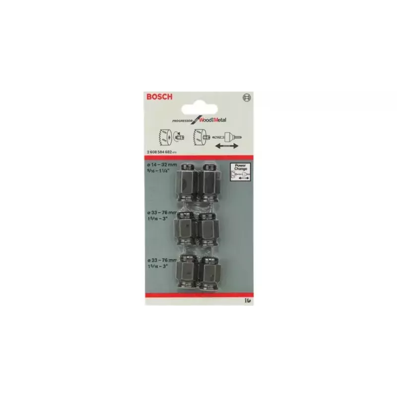 Pikendusadapterite komplektid Bosch 2608584682