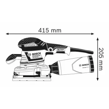 Bosch 0 601 292 801 kaasaskantav lihvmasin Orbitaallihvmasin 11000 p/min 22000 OPM