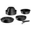 Söögiriistade komplekt Tefal Ingenio L76391 — alumiiniumist segakomplekt, 4 tk (kastrulid Ø16/18/20 cm) must