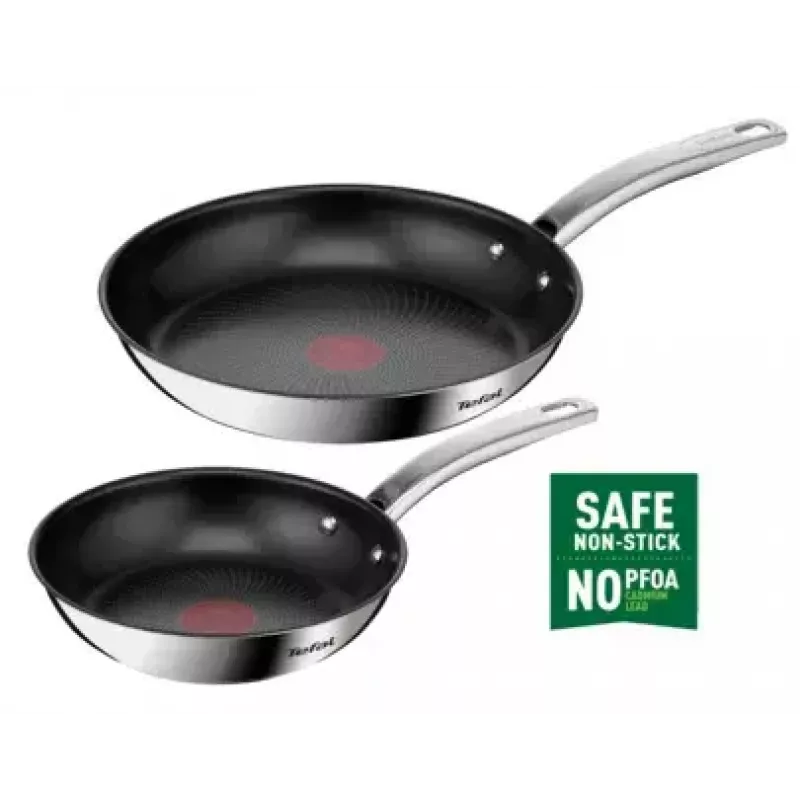 Praadimiskomplekt Tefal Intuition B817S255 — roostevabast terasest pannid 20 cm ja 26 cm