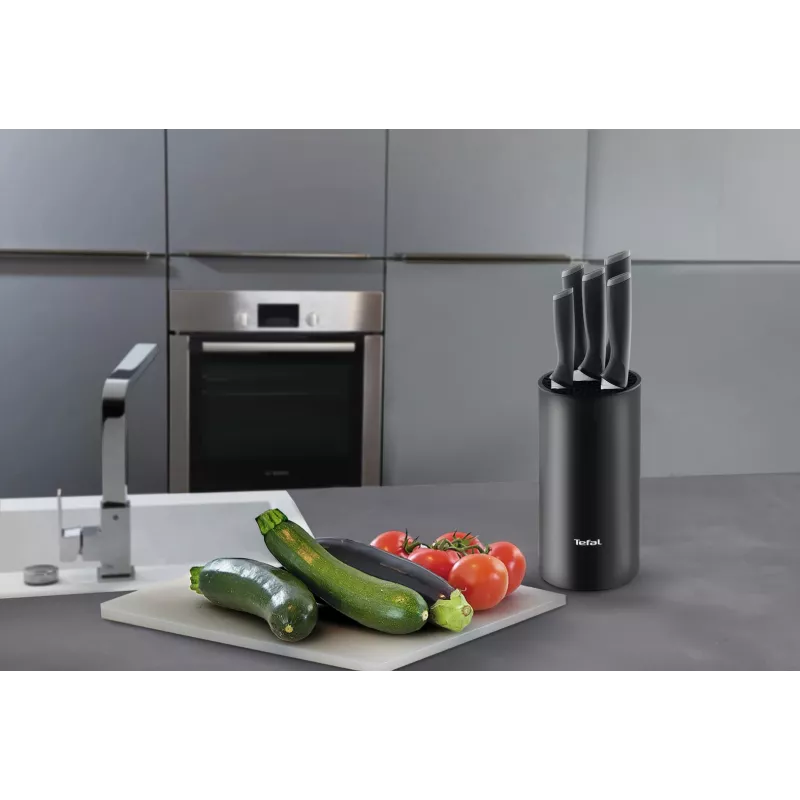 Kööginoakomplekt Tefal K2216S74 — roostevabast terasest terad, 20 cm tera pikkus, 5-osaline komplekt