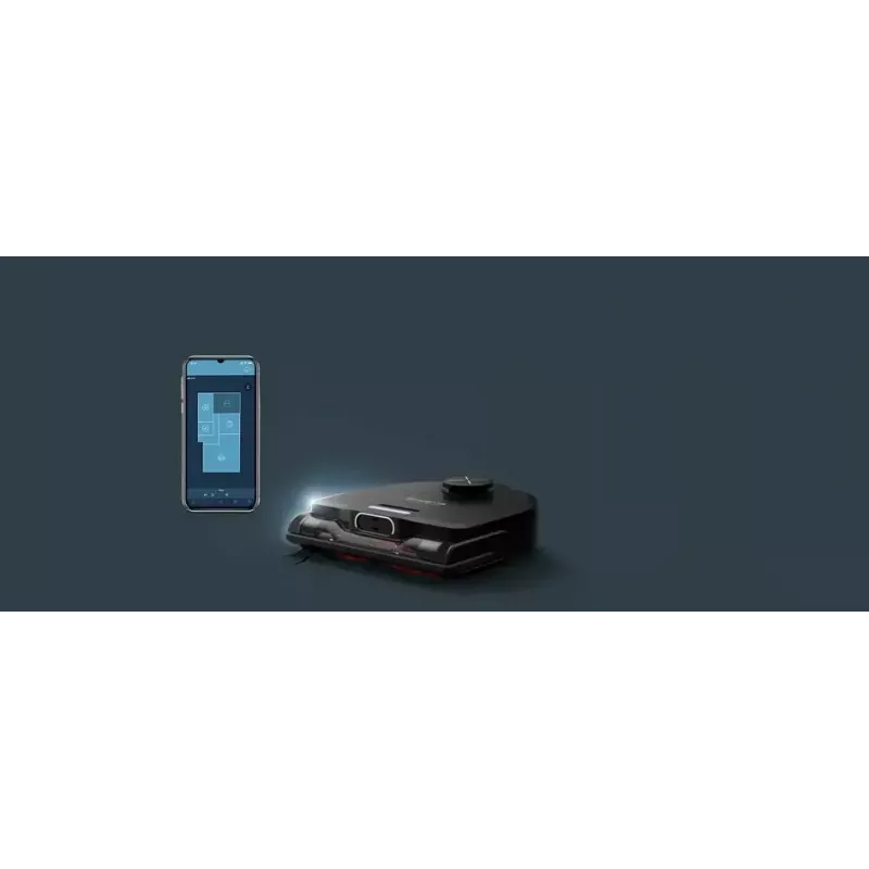 Robot vacuum Rowenta X‑Plorer RR9465WH — kotita D-kujuline, 0,35 L tolmuanum, 120 min tööaeg, Li‑Ion, 97×325×335 mm, must