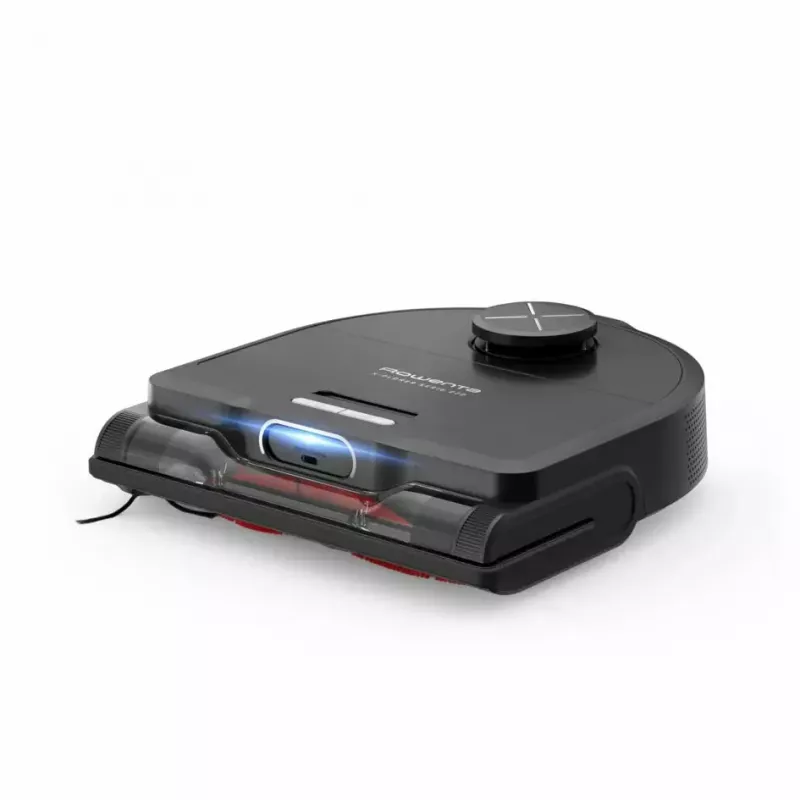 Robot vacuum Rowenta X‑Plorer RR9465WH — kotita D-kujuline, 0,35 L tolmuanum, 120 min tööaeg, Li‑Ion, 97×325×335 mm, must