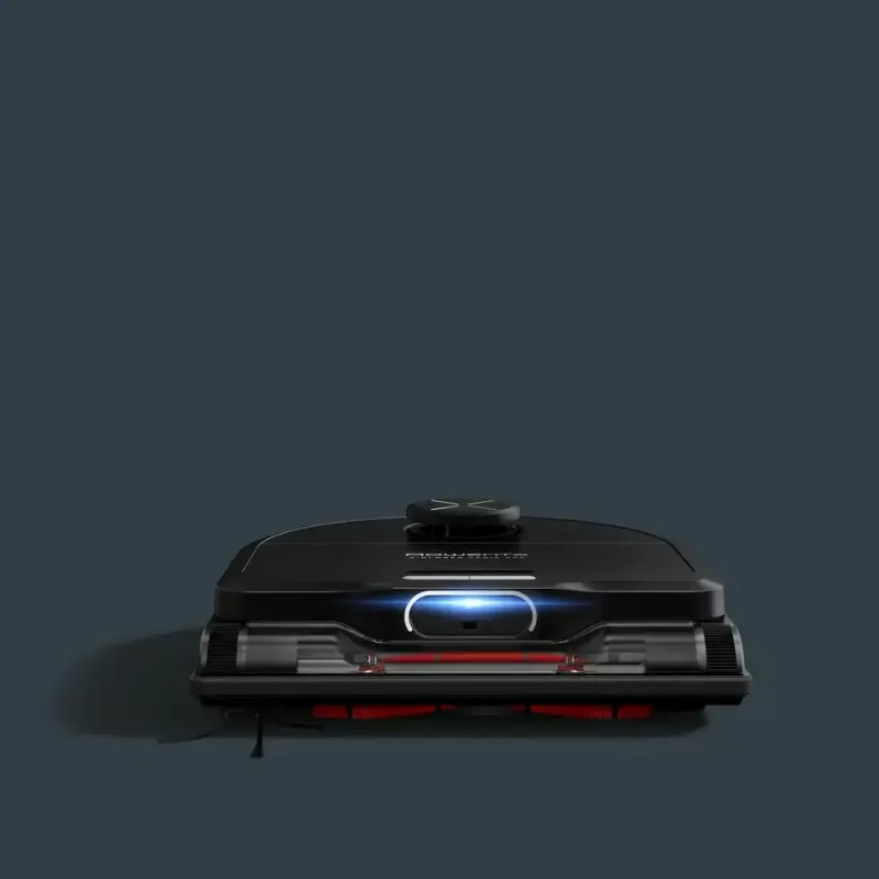 Robot vacuum Rowenta X‑Plorer RR9465WH — kotita D-kujuline, 0,35 L tolmuanum, 120 min tööaeg, Li‑Ion, 97×325×335 mm, must
