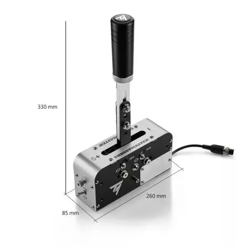 Käsipidur Thrustmaster 4060306 USB must hõbedane PC-le PS4-le PS5-le Xboxile