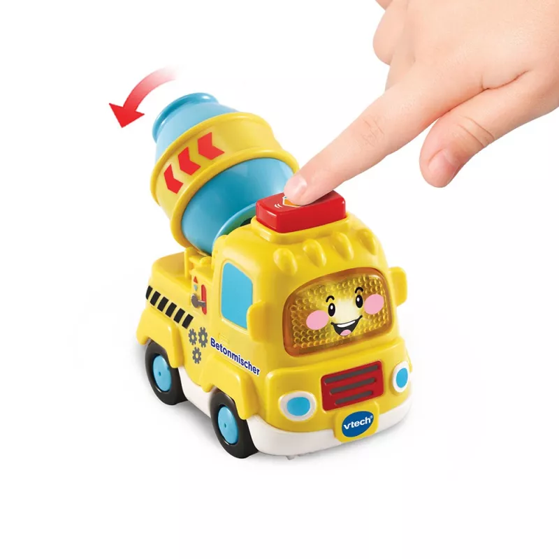 VTech Tut Tut Baby Flitzer Betonmischer, Sõiduk, 1 a, AAA, Kollane