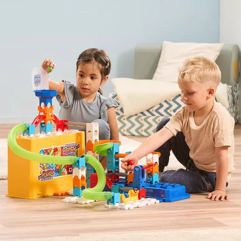 Mänguasjade ehituskomplekt VTech Marble Rush M400 — 80 osa, interaktiivne marmorrada