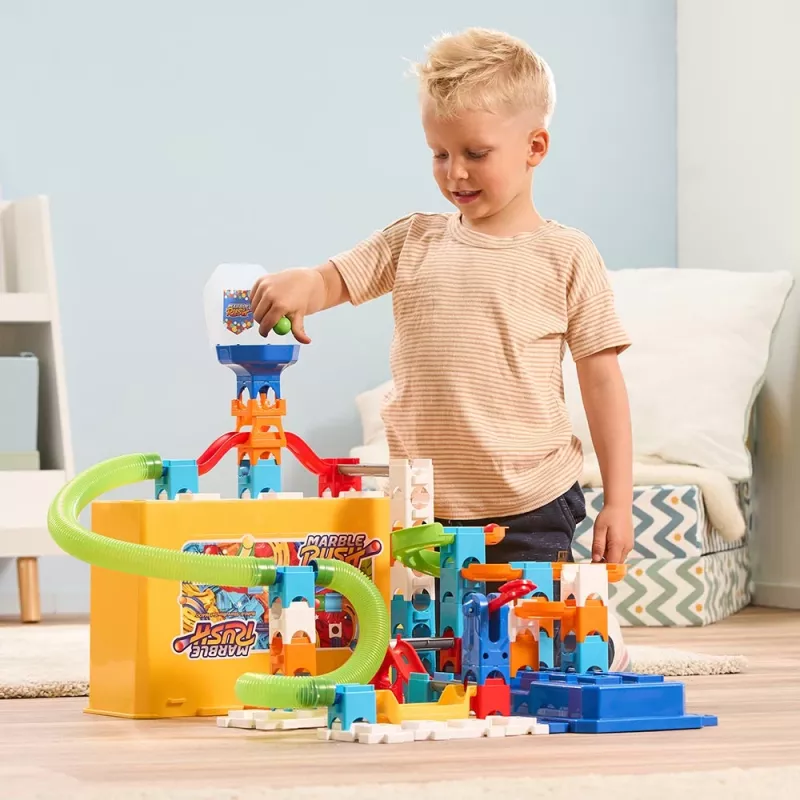 Mänguasjade ehituskomplekt VTech Marble Rush M400 — 80 osa, interaktiivne marmorrada