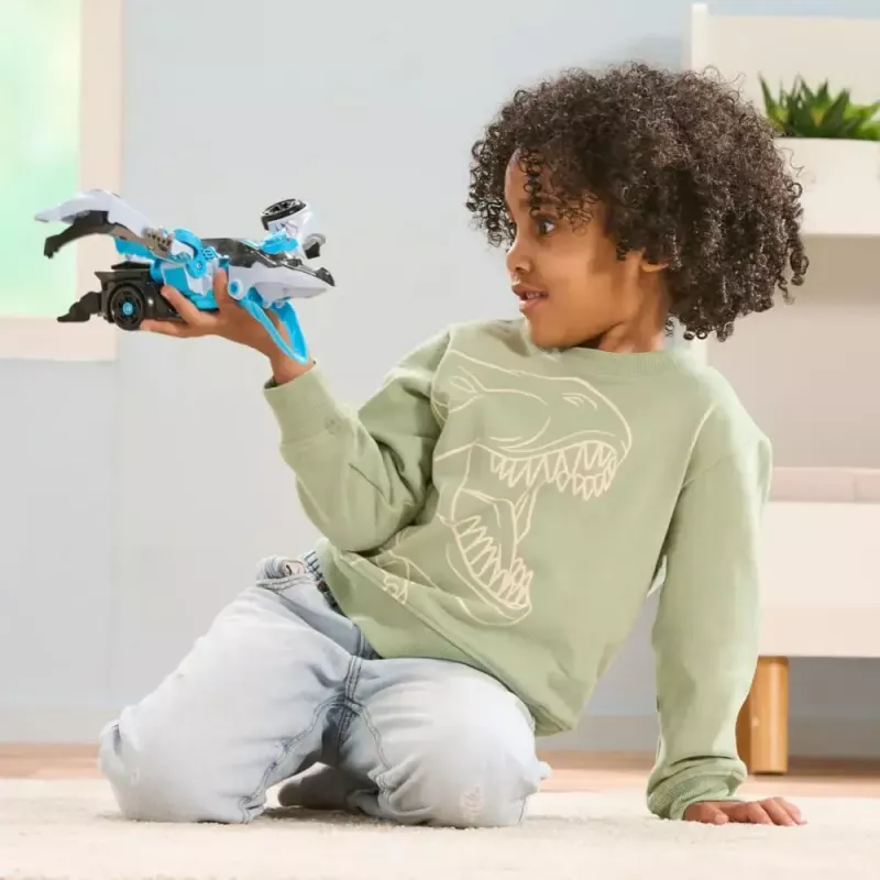 Muunduv mänguasi VTech Switch & Go Dinos Fire Pterotactyl — VTech mudel 80-572804, elektrooniline muunduv dinosaurus/sõiduk