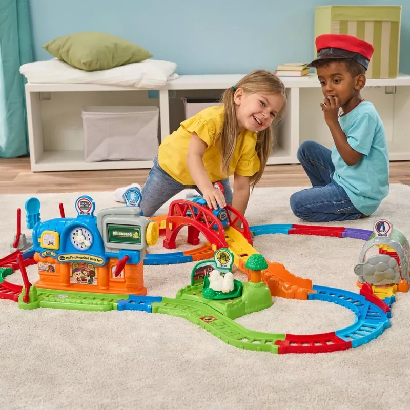 Mänguasjakomplekt VTech Tut Tut Baby Speedster - Värviline jaam, interaktiivsed helid ja muusika