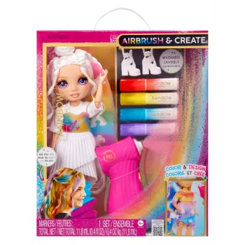 Rainbow High Air Brush & Create Fashion Dolls - lillade silmadega, moenukk, naine, 4 a, poiss/tüdruk, mitmevärviline