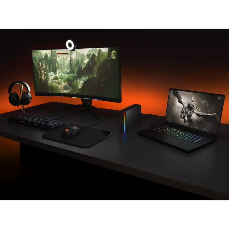 Seagate FireCuda Gaming Hub väline kõvaketas 8 TB Micro-USB B / USB A-tüüpi / USB C-tüüpi 3.2 Gen 1 (3.1 Gen 1) Must