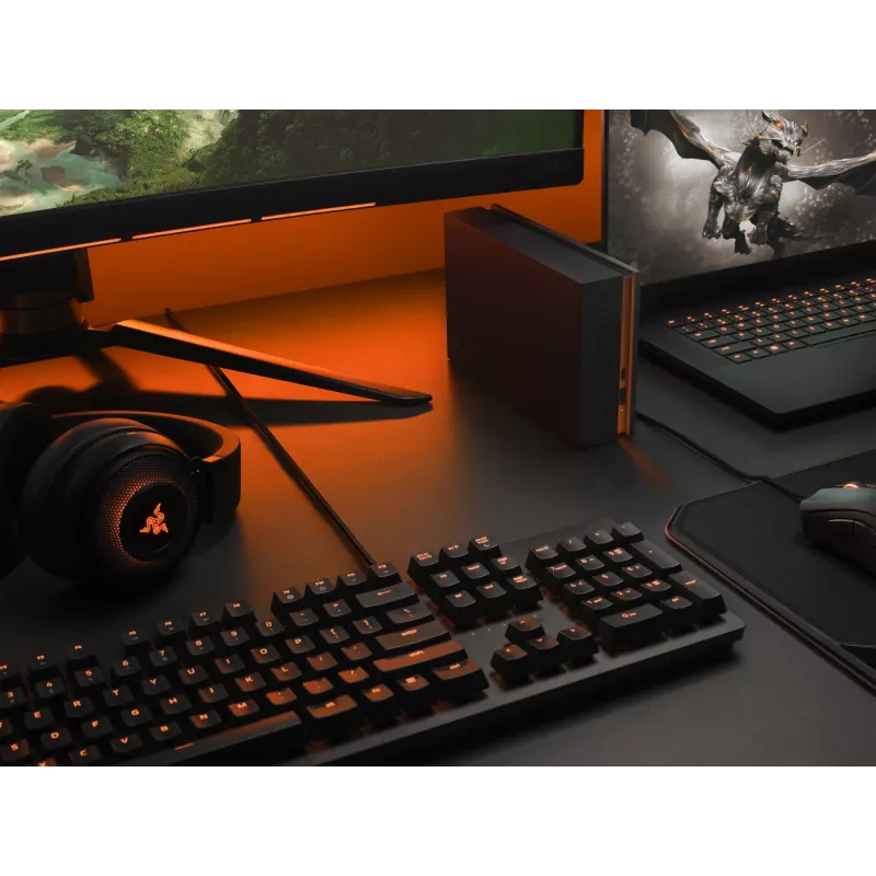 Seagate FireCuda Gaming Hub väline kõvaketas 8 TB Micro-USB B / USB A-tüüpi / USB C-tüüpi 3.2 Gen 1 (3.1 Gen 1) Must