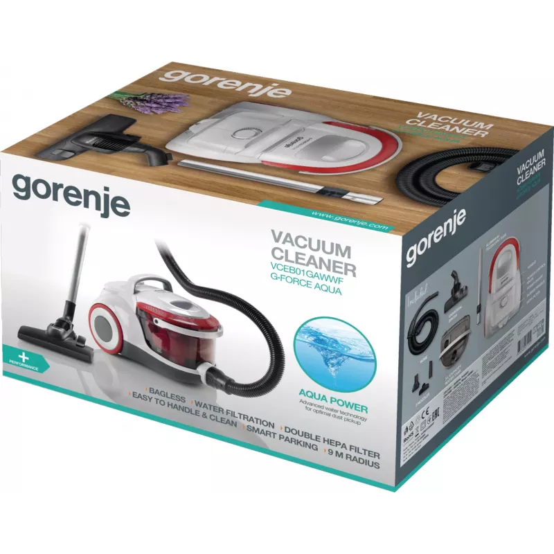 Gorenje VCEB01GAWWF 3 L silindertolmuimeja kuiv Kotita