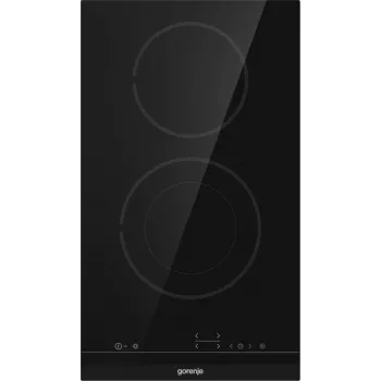 Gorenje Glaskeramisk häll ECT322BCSC, Must, Sisseehitatud, Keraamiline pliit, Klaaskeraamiline, 2 tsooni, 2 tsooni