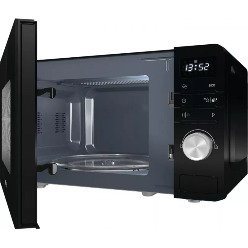 Gorenje Mikrolaineahi MO20A3B, tööpinnal, Solo mikrolaineahi, 20 L, 800 W, sisseehitatud ekraan, LED