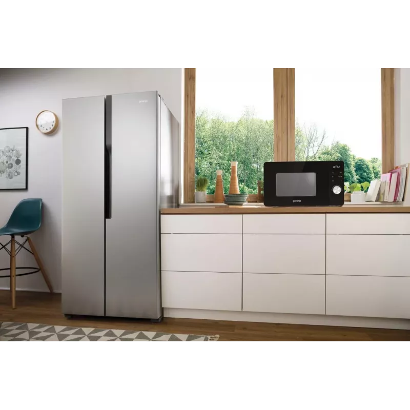 Gorenje Mikrolaineahi MO20A3B, tööpinnal, Solo mikrolaineahi, 20 L, 800 W, sisseehitatud ekraan, LED