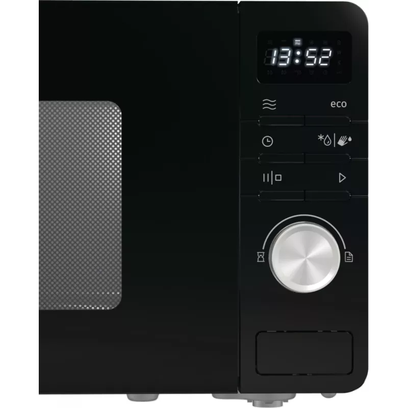 Gorenje Mikrolaineahi MO20A3B, tööpinnal, Solo mikrolaineahi, 20 L, 800 W, sisseehitatud ekraan, LED